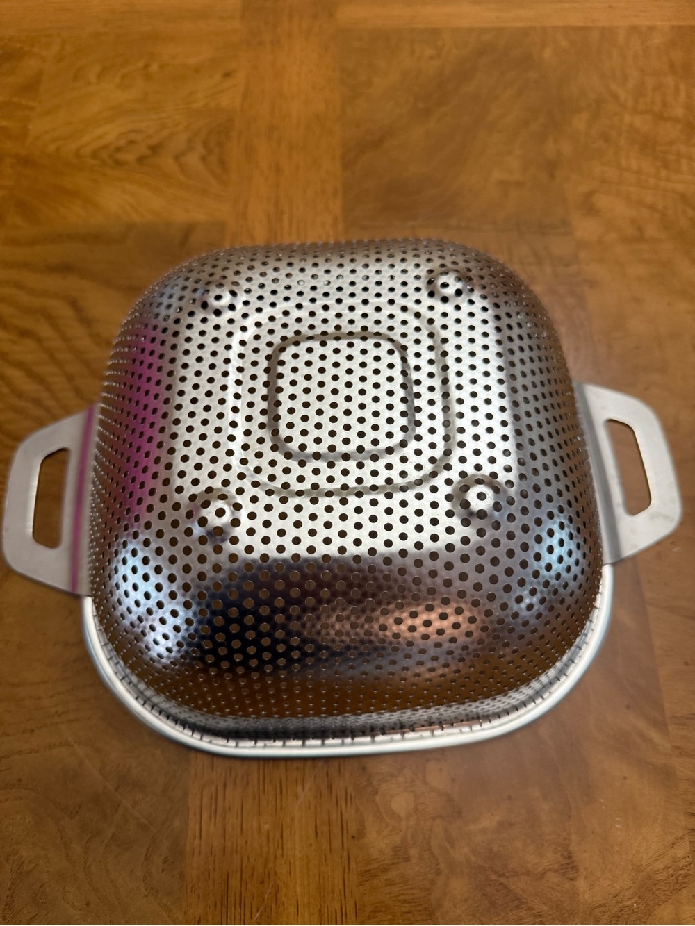 Stainless Steel Square Colander / soup strainer - Picture 4 of 4